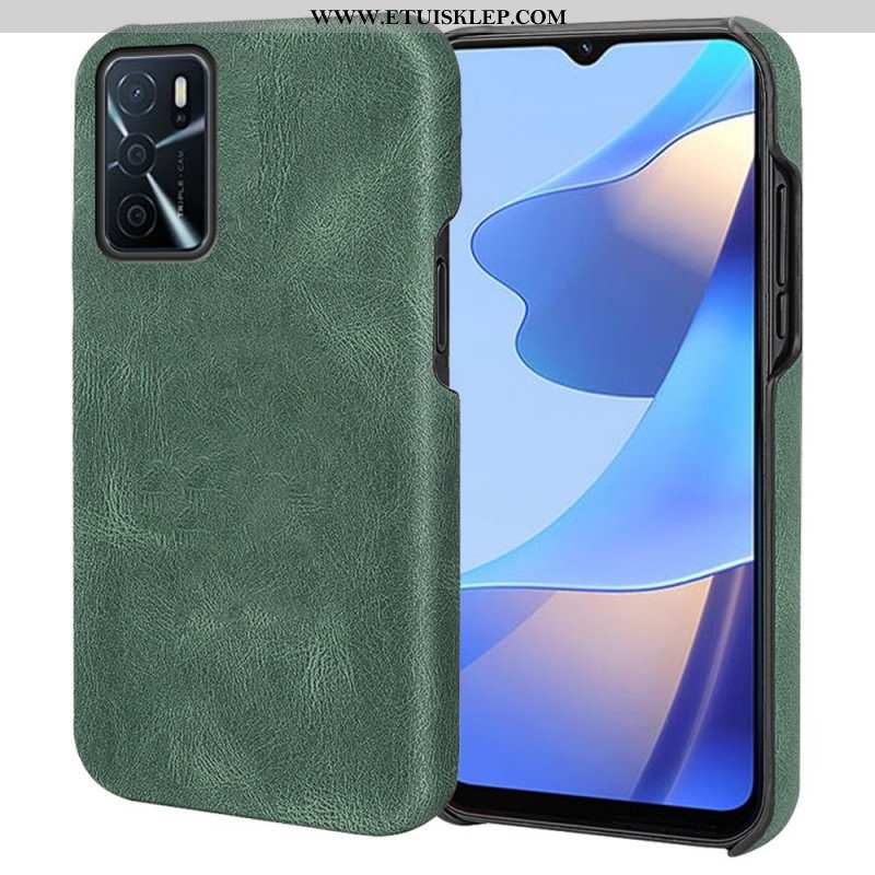 Etui do Oppo A16 / A16s Nowe Kolory Elegancja Skórzany Efekt